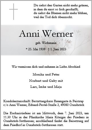 Anni Werner
