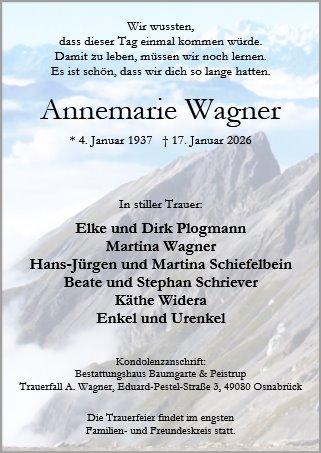 Annemarie Wagner