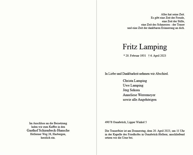 Fritz Lamping