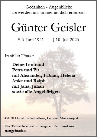 Günter Geisler