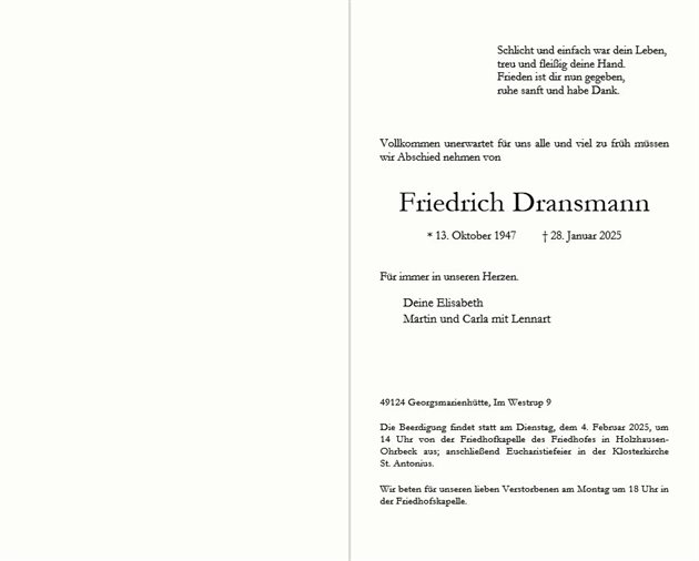 Friedrich Dransmann