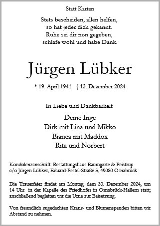 Jürgen Lübker