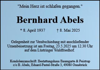 Bernhard Abels
