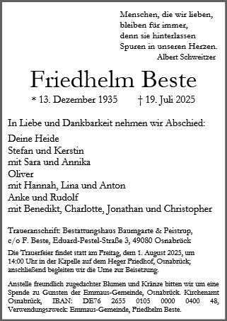 Friedhelm Beste