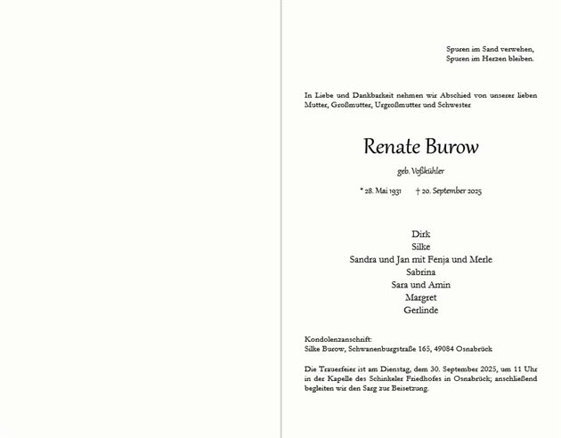 Renate Burow