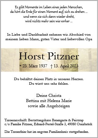 Horst Pitzner