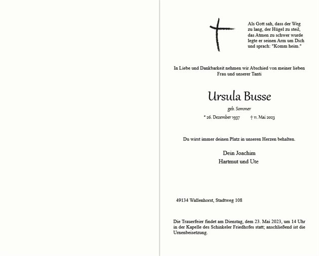 Ursula Busse