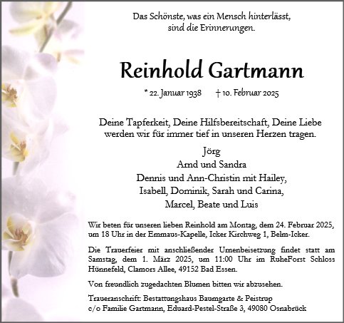 Reinhold Gartmann