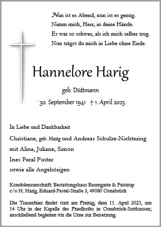 Hannelore Harig