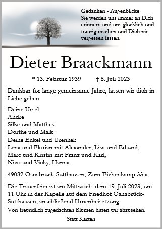 Dieter Braackmann