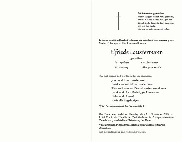 Elfriede Lauxtermann