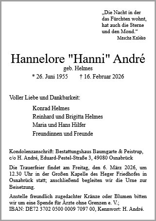 Hannelore André