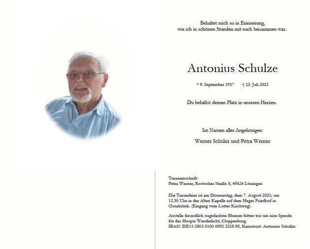 Antonius Schulze