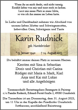 Karin Rudnick
