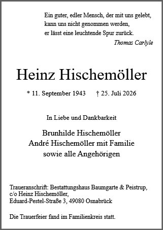 Heinz Hischemöller