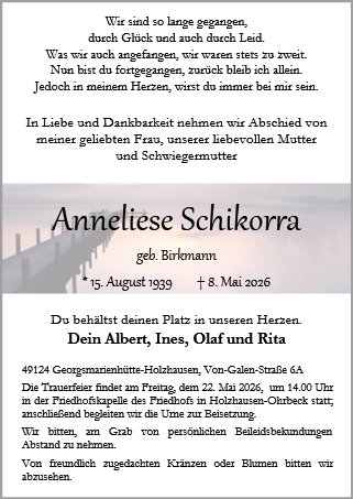 Anneliese Schikorra
