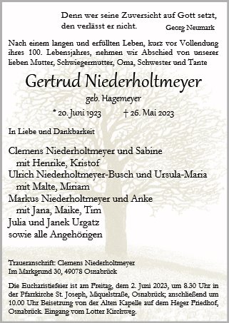 Gertrud Niederholtmeyer