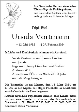 Ursula Vortmann