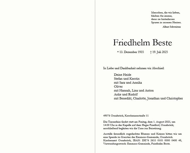 Friedhelm Beste
