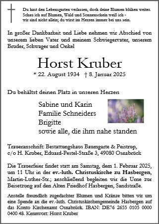 Horst Kruber