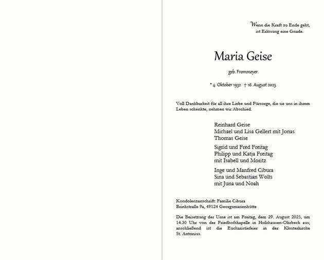 Maria Geise