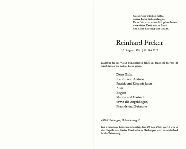 Reinhard Freker