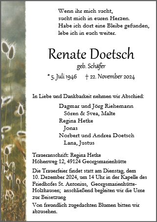 Renate Doetsch