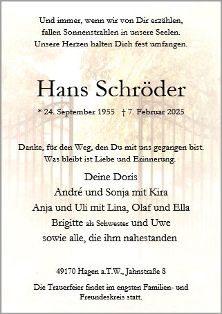 Hans Schröder