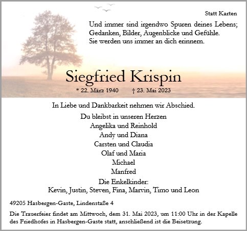 Siegfried Krispin