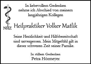 Volker Matlik