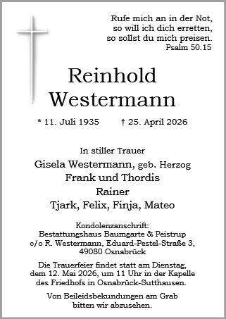 Reinhold Westermann