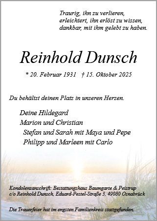 Reinhold Dunsch