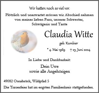 Claudia Witte