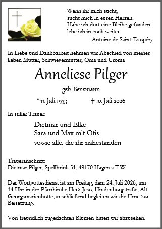Anneliese Pilger