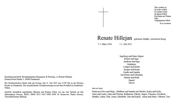 Renate Hillejan