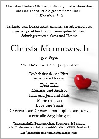 Christa Mennewisch