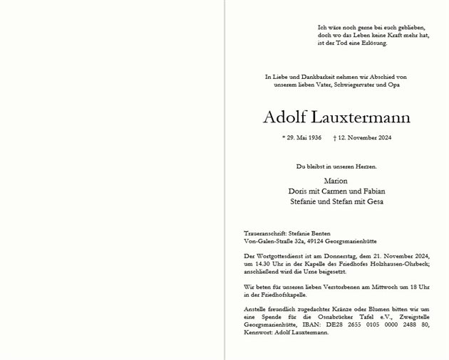 Adolf Lauxtermann