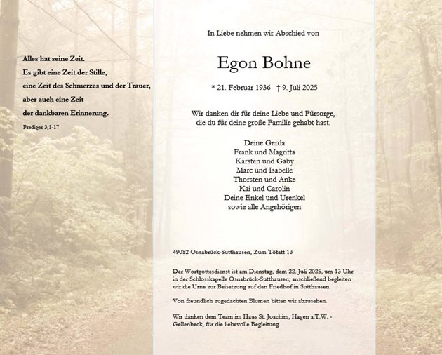 Egon Bohne