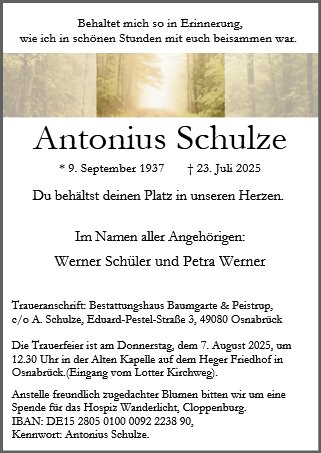 Antonius Schulze