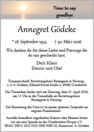Annegret Gödeke