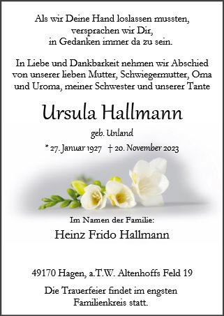 Ursula Hallmann