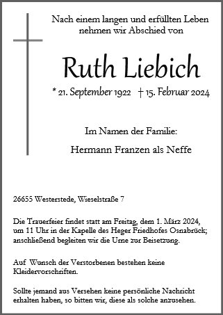 Ruth Liebich
