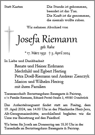 Josefa Riemann