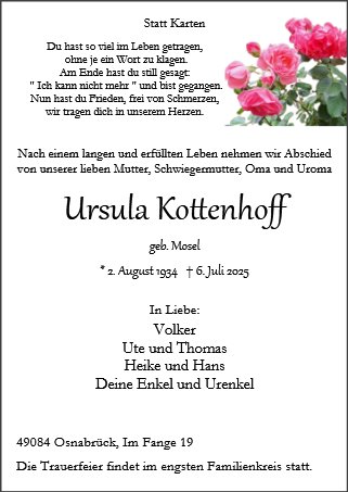 Ursula Kottenhoff