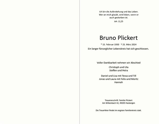 Bruno Plickert