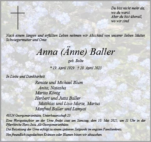 Anna Baller