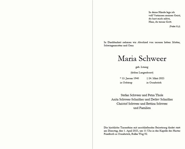 Maria Schweer