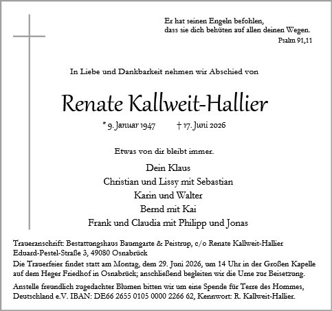 Renate Kallweit-Hallier