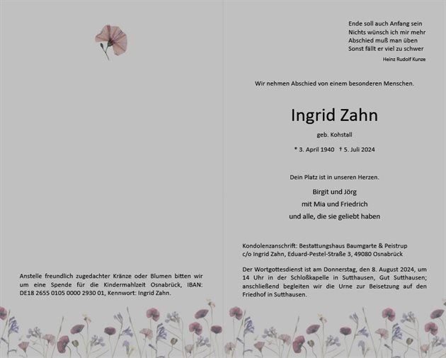 Ingrid Zahn