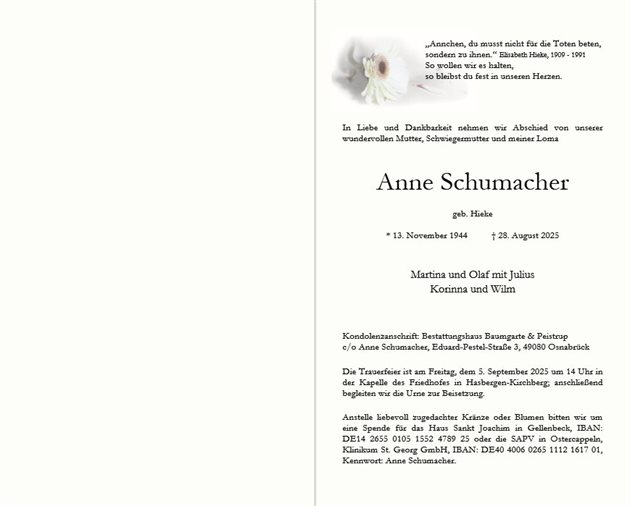 Anne Schumacher